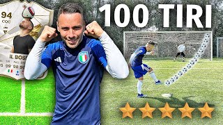 🎯⚽️ Faccio 100 TIRI DOPO DUE ANNI RIPROVO la CHALLENGE di ZW JACKSON [upl. by Ahsienek]