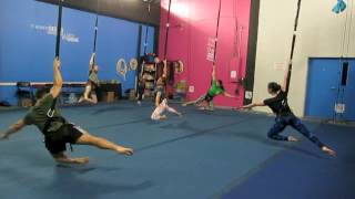 Bungee Fitness at Aerial Arts of Rochester [upl. by Pizor]