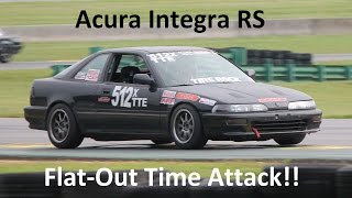 Acura Integra RS FlatOut Time Attack [upl. by Eirak]