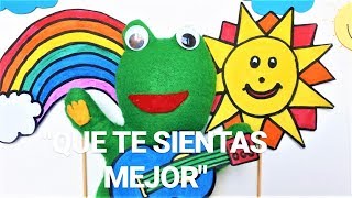 QUE TE SIENTAS MEJOR QUE TE ALIVIES PRONTO  Canción Infantil con Títeres  Amiguitos123 [upl. by Ieso]