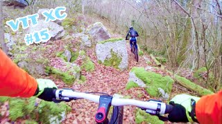 15 VTT XC descente et jump  ça gèle [upl. by Repsag]