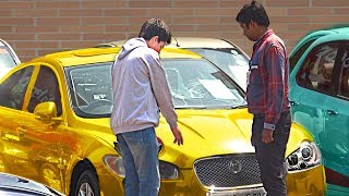 Buying Luxury Car from Showroom Poor vs Rich  Social Experiment  TamashaBera [upl. by Iorgo]