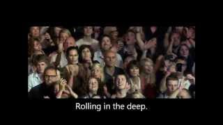 Adele ROLLING IN THE DEEP lyrics  LIVE at Royal Albert Hall [upl. by Hynda]