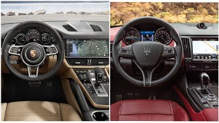 Porsche Cayenne VS Maserati Levante  INTERIOR [upl. by Ycniuq]