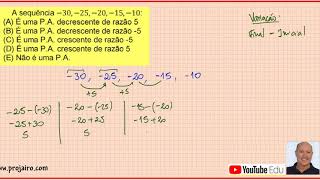 PA crescente ou decrescente e razão [upl. by Eecart]