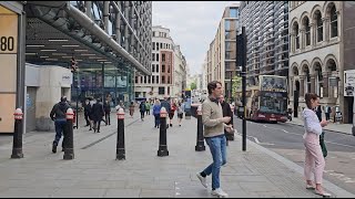 LONDON Downtown Walking Tour  Blackfriars Bridge Walk 4K🇬🇧 UK Travel [upl. by Jamal]