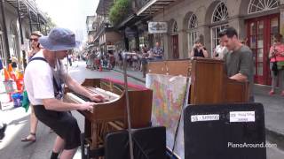 Spontaneous Dueling Piano Improvisation in New Orleans [upl. by Dambro]