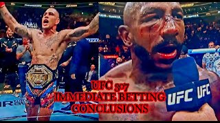 UFC 307  Quick Betting Recap [upl. by Ahsiuqet]