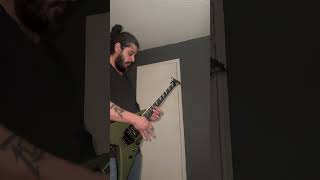 Clip of Cemetery Gates solo guitar cover pantera [upl. by Osicran]