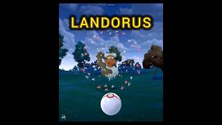 Catching LANDORUS in Pokémon GO ポケモンgo pokemongo pokemongoshorts shorts funny [upl. by Saihttam]