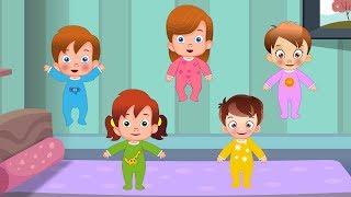 Five Little Babies  Nursery Rhyme  kids songs  baby rhyme [upl. by Donohue]