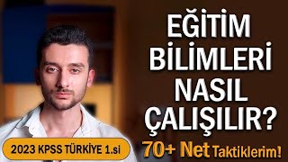 Eğitim Bilimlerinde 43 Netten 725 Nete Nasıl Çıktım Hoca ve Kaynak Önerisi Stratejilerim [upl. by Vardon336]