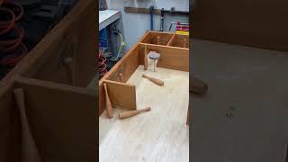 Trying out the Skittles game I made  DIY woodworking project [upl. by Faus]