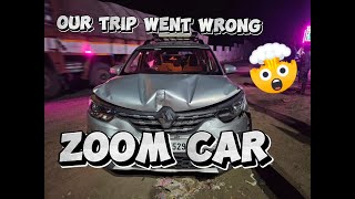 Zoomcar accident Policy in Tamil  Our trip went wrong 🤯🤕🚛💥🚗💥🚗 Chennai to Thanjavur Highway [upl. by Jeth587]