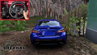 Lexus RCF Offroad  Forza Horizon 5  Steering Wheel  Shifter Gameplay [upl. by Aleen2]