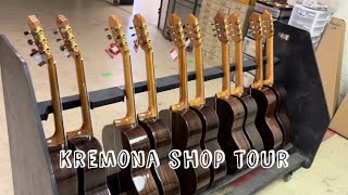 Kremona USA Shop Tour [upl. by Nnaycnan]