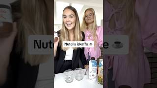 Lækreste Nutella iskaffe  Skal prøves 🤤☕️julieelgaard [upl. by Stephanus41]