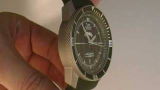 Caspian Sea Monster Wristwatch Close Up Details [upl. by Ennaid276]