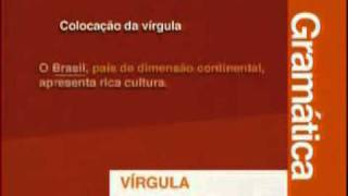 6 Termos da Oração e Emprego da Vírgula [upl. by Nnairet]