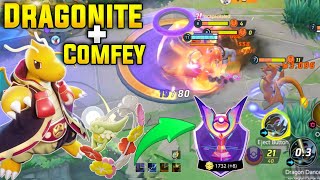 21kills Dragonite x Comfey Most Deadly Combo🤯 Master Rank 1700 gameplay  Pokemon unite [upl. by Gnoht]