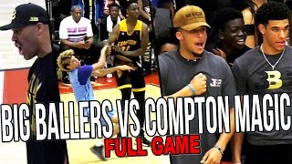 LaMelo Ball amp Big Ballers VS Compton Magic REMATCH FULL GAME HIGHLIGHTS Lonzo James Harden amp More [upl. by Eleda]