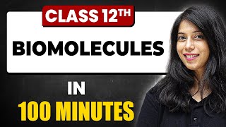 Biomolecules in 100 Minutes  Chemistry Chapter 10  Full Chapter Revision Class 12th [upl. by Llerref]