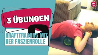 Bauch und Rückentraining mit Faszienrolle 3 Blackroll Übungen für Bauch und Rücken [upl. by Sylram]