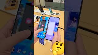 Two flagship small folding phones which one would you choose DigitalTechnology Samsung shorts [upl. by Ragucci]