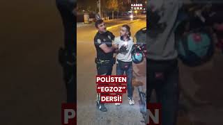 Polis önce ceza kesti ardından abartı egzoz sesini motosikletliye dinlettirdi shorts motosiklet [upl. by Annoirb]