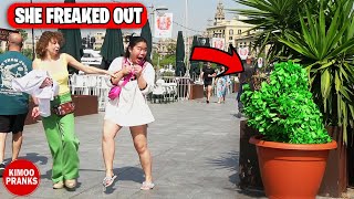 BUSHMAN PRANK SHE FREAKED OUT 😬 [upl. by Fredette]