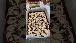 Box brownies with cheesecake brownie cheesecake recipe easy homemade baking delicious video [upl. by Lebaron]