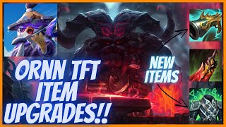 TFT ITEM UPGRADES ORNN CAN GIVE League of Legends [upl. by Maice]