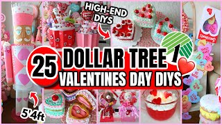 Dollar Tree VALENTINES DAY DIYS 2024 💕│DIYS that DONT LOOK CHEAP 125 HACKS for 2024 [upl. by Sikko174]