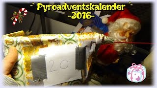 Türchen 20  Nur noch 9 Tage  Pyro Adventskalender 2016 FULLHD [upl. by Naivad]