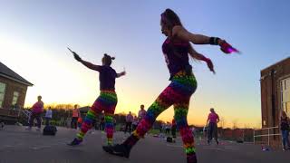 Clubbercise outside at sunset [upl. by Nylorac]