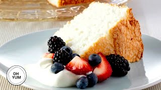 Professional Baker Teaches You How To Make ANGEL FOOD CAKE [upl. by Austin]