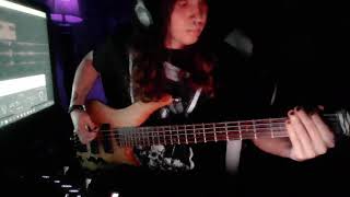 Infant Annihilator  Unholy Gravebirth One Take Bass Cover [upl. by Namzzaj]