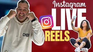 Ralf Schmitz Live mit Sabine Kaluscha über Instagram Reel Part 2 [upl. by Ariahay670]