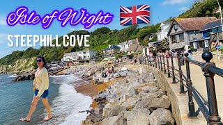 WE FOUND A HIDDEN BEACH IN ISLE OF WIGHT Steephill Cove Staycation Day 2 [upl. by Eanar724]