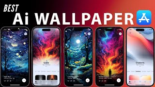 One4Wall  Best Ai Generated Wallpaper App for iPhone [upl. by Brott436]