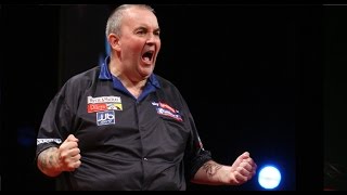 TWO NINEDARTERS IN ONE GAME  Phil Taylor v James Wade 1 [upl. by Noivart]