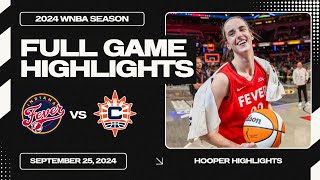 Indiana Fever vs Connecticut Sun Full Game 2 Highlights  Sep 25  2024 WNBA Season [upl. by Ennaus]