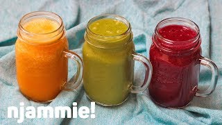 3x Groentensmoothies Recept  njammie [upl. by Leachim]