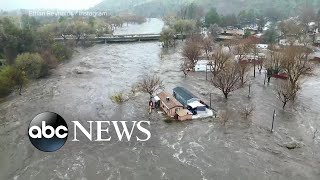 11 million people under flood alerts in California  WNT [upl. by Deelaw]