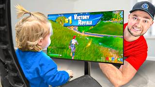 My SON Controls My Fortnite Game [upl. by Huxley]