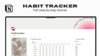 Master Your Habits with This Notion Habit Tracker FREE Template  StepbyStep Guide [upl. by Adnohsed]