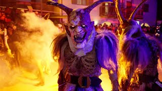 KRAMPUS NIGHT SHOW  Pozza di Fassa  Cinematic 4K [upl. by Yemrej482]