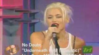 Gwen Stefani  Underneath it All Acoustic  With lyrics [upl. by Atiuqram]