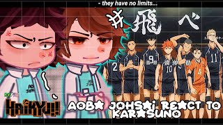 •Aoba Johsai React to Karasuno HAIKYUU•Gacha club 🇧🇷🇺🇸 [upl. by Enida474]