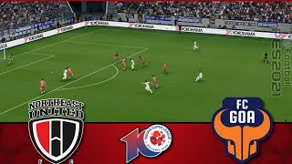 NorthEast United FC vs FC Goa  ISL 202324  Watch Along amp Pes 21 Gameplay [upl. by Bron]